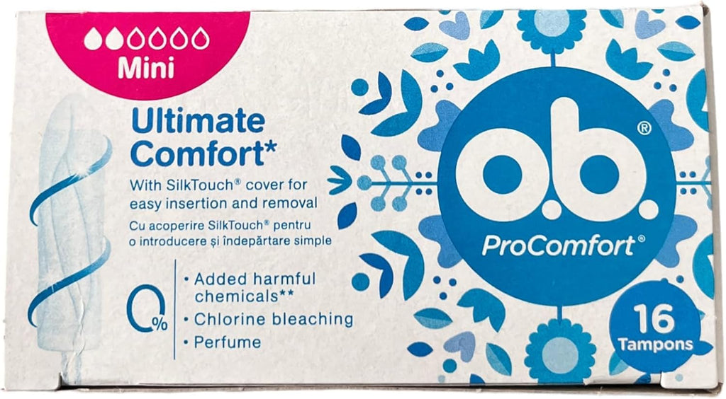 o.b. Comfort Pads Mini 16 Pieces