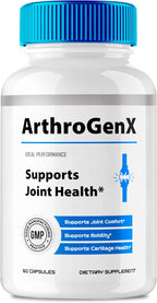 ArthroGenX Joint Supplement Capsules, Official ArthroGenX Maximum Joint Relief Pills, Maximum Strength, Natural Support Joint Flexibility, Comfort & Movement, Arthro Gen X Reviews (60 Capsules)