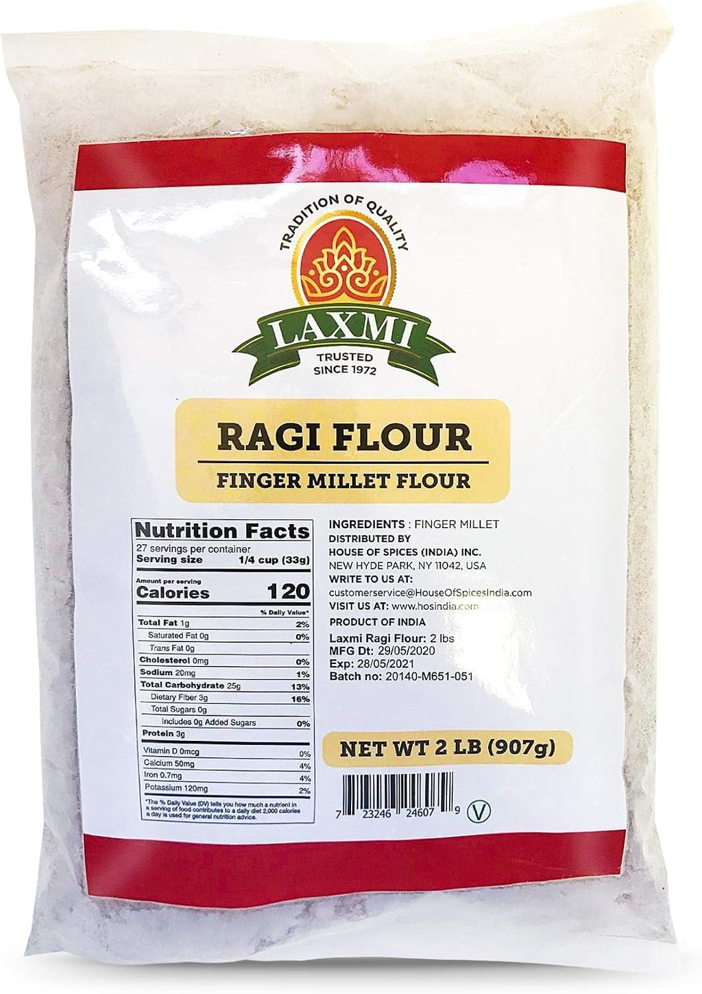 Laxmi Ragi Flour 2 lbs