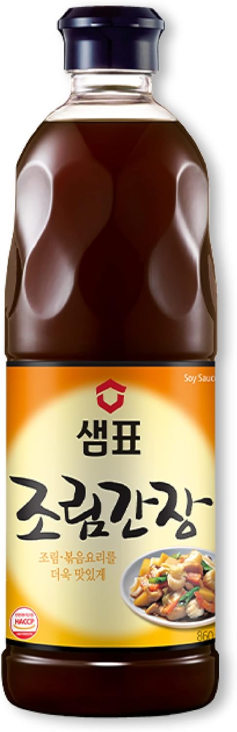 SEMPIO Soy Sauce for Braising - Balanced Flavor Enhancer for Braised Dishes, Korean, Asian Food, Made in Korea. (29.08 fl oz / 860mL, Vegan, Non-GMO)