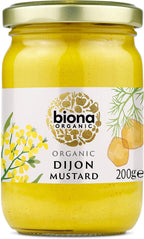 Biona Organic Dijon Mustard 200 g (Pack of 6)