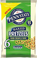 Penn State Pretzels Sour Cream & Chive 6 x 22g