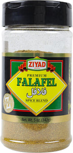 Ziyad Shaker Premium Falafel Spice Blend, Flavorful, Salt-Free, Vegan, Vegetarian, No Colors, No Additives, No Preservatives, 5oz