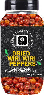EDZZEL Natural Dried Wiri Wiri Peppers 100 GRAM Box (Set Of 1)