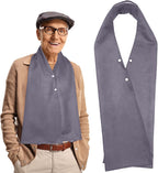 Tarpop Adult Bib Scarf Washable and Reusable Dining Clothing Protector Adult Bib for Elderly Senior Citizens Men Women Eating