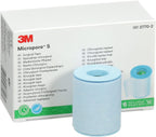 3M™ Micropore™ S Surgical Tape, 2770-2, 2 inch x 5.5 yard (2.5 cm x 5 m), 6 Rolls (Pack of 1)