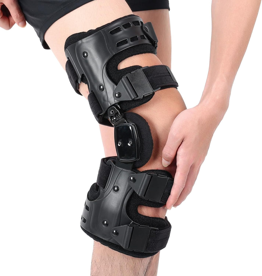 OA Knee Brace for Arthritis Pain Relief, Unloader Knee Brace for Medial & Lateral Compartment Osteoarthritis, Bone on Bone Knee Joint Pain, Degeneration Knees Support (Right)