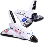 ArtCreativity Space Shuttle Inflates, Set of 2, 14 Inch Long, Outer Space Themed Party Decorations & Pretend Play Toys for Kids 3+