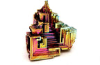 Rainbow Bismuth Crystal Stone Specimen for Collecting Decoration Wire Wrapping Wicca Reiki Energy Healing 99.99% USA Pure Mineral Element by Awesome Industries (200-300 Gram Weight)
