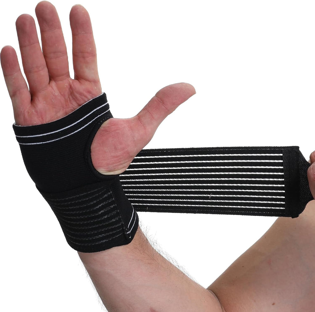 NeoTech Care Hand Palm Wrist Support (Black, Size L, 1 Unit)