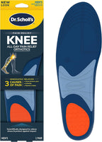 Dr. Scholl's Knee All-Day Pain Relief Orthotics - Insoles for Immediate and All-Day Knee Pain Relief Including Pain from Osteoarthritis and Runner’s Knee, Size 8-14, 1 Pair, Trim to Fit Inserts
