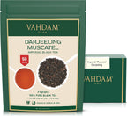 VAHDAM, FRESH HARVEST- Imperial Darjeeling Tea Loose Leaf (50 Cups) LIMITED EDITION MUSCATEL FLAVOUR - High Grown In Select Tea Estates | Pure Unblended | 3.53oz