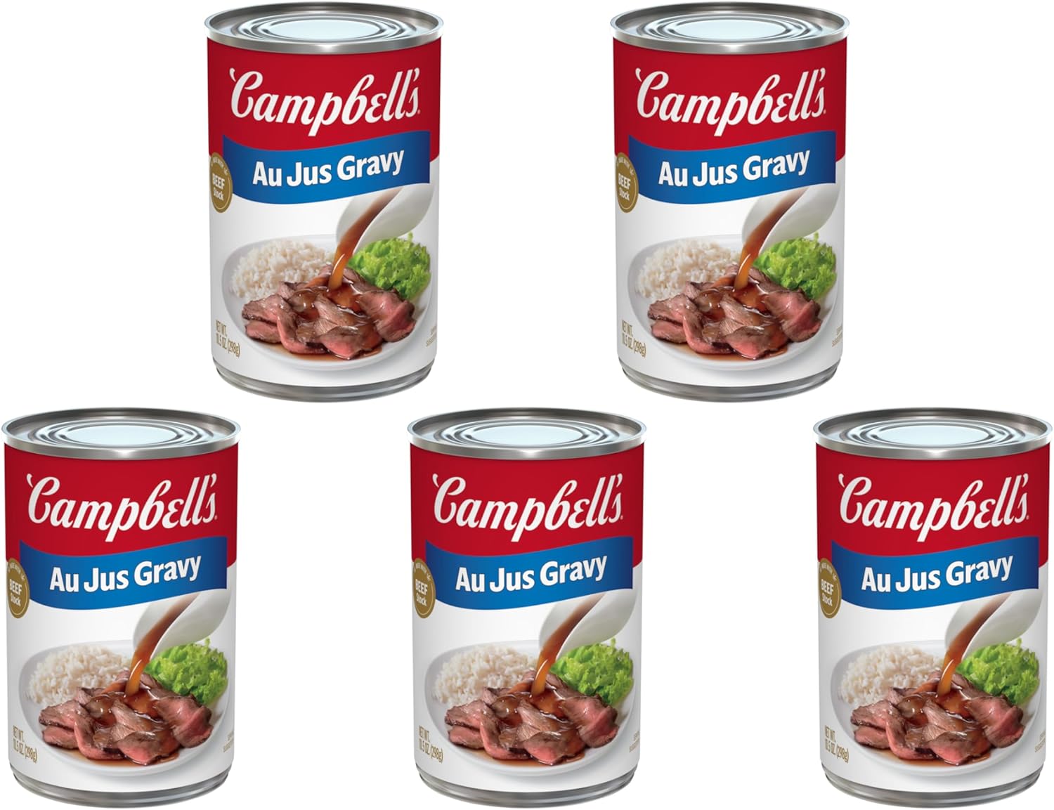 Campbell's Au Jus Gravy, 10.5 Oz Can (Pack of 5)