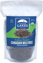Thousand Lakes Organic Canadian Wild Rice - Premium - Bulk - 2.5 pounds | 100% Wild Rice | Wild Harvested
