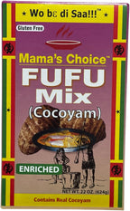 Gluten Free Fufu Mix with Cocoyam, Enriched African Food, 22 oz
