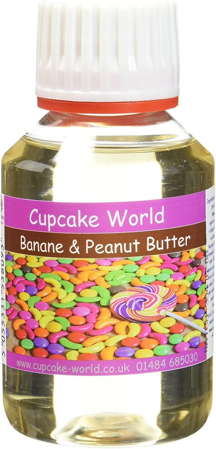 Cupcake World Banana Peanut Butter Intense Food Flavouring 100 ml
