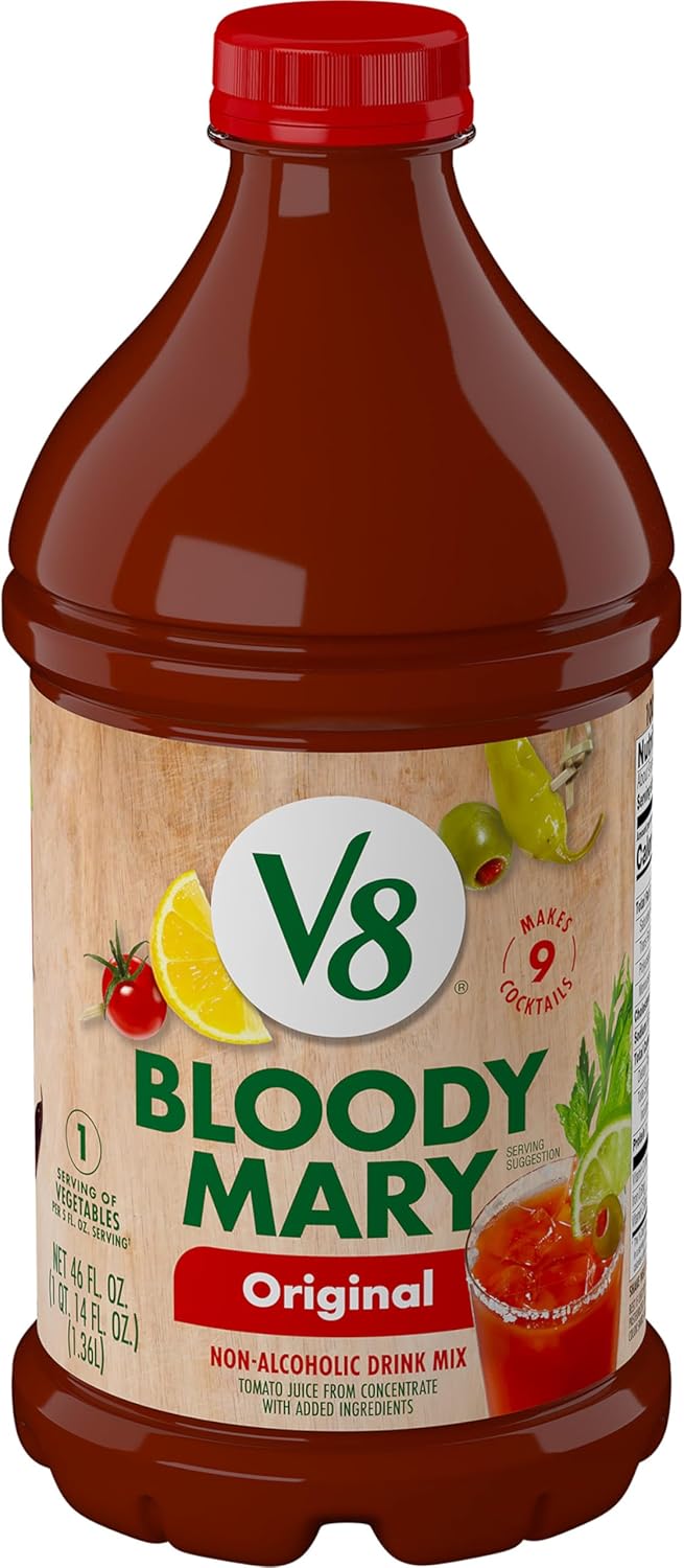 V8 Original Bloody Mary Mix, 46 fl oz Bottle