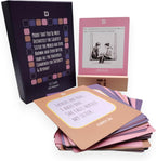 Sister Gift – A Thoughtful Keepsake of 104 Meaningful Messages She’ll Treasure, on 52 Double-Sided Quote Cards with Wooden Stand