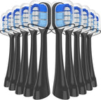 10 Pack Compatible with Oral-B Clic Toothbrush Ultimate Clean Replacement Brush Heads, for Oral-B Clic Toothbrush (Black)