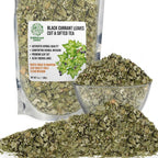 Siberian Black Currant Loose Leaf 3 oz (85 g) Cut and Sifted Ribes nigrum Herbal Tea