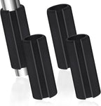 4 Pcs Universal Handle Grips 4.3 Inch NBR Rubber Foam Comfort Grip Buffer Tube Cover Black Soft Handle Bar Grips for Equipment Handlebar Grips Replacement