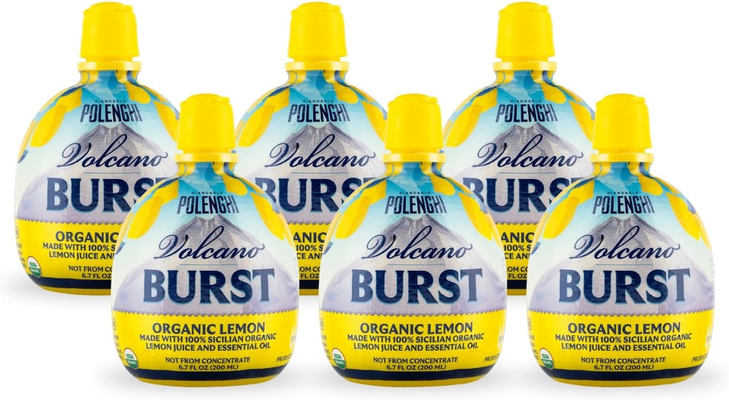 Italian Volcano Organic Lemon (Juice) Burst, 6.7-Ounce Containers (Pack of 6)