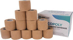 Self Adherent Cohesive Bandages Wrap 12 Count 2" x 5 Yards, Medical Tape, Adhesive Flexible Breathable First Aid Non Woven Rolls, Stretch Athletic, Ankle Sprains & Swelling, Sports…