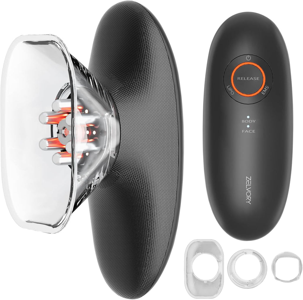 3-in-1 Body Sculpting Machine for Skin Appearance, Electric Body Massager for Legs Belly Stomach Arms, Home Use Body Sculptor Device with 3 Cups for Skin Firming