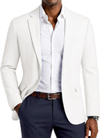 PJ PAUL JONES Men's Lightweight Sport Coat Casual One Button Blazer Breathable Sportcoat