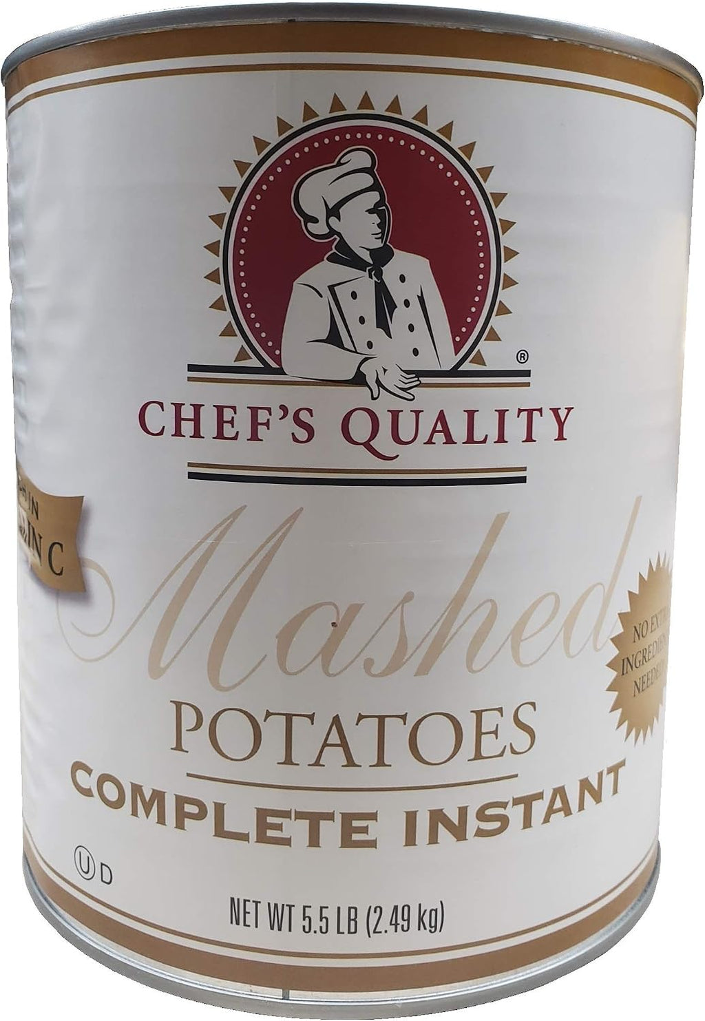 Chef's Quality: Mashed Potatoes Complete Instant 5.43 Lb.