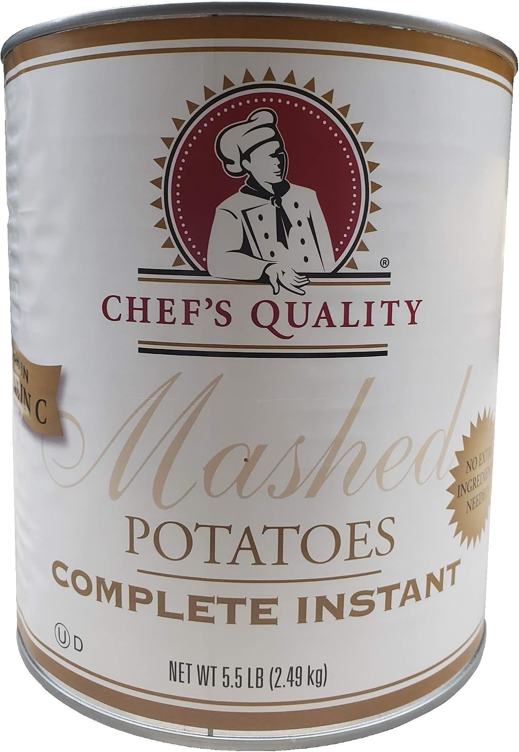 Chef's Quality: Mashed Potatoes Complete Instant 5.43 Lb.