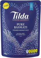 Tilda Pure Basmati Steamed Basmati Rice, 6 x 250g