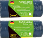 Idena 50056-2 Waste Bag Set, Plastic, Blue