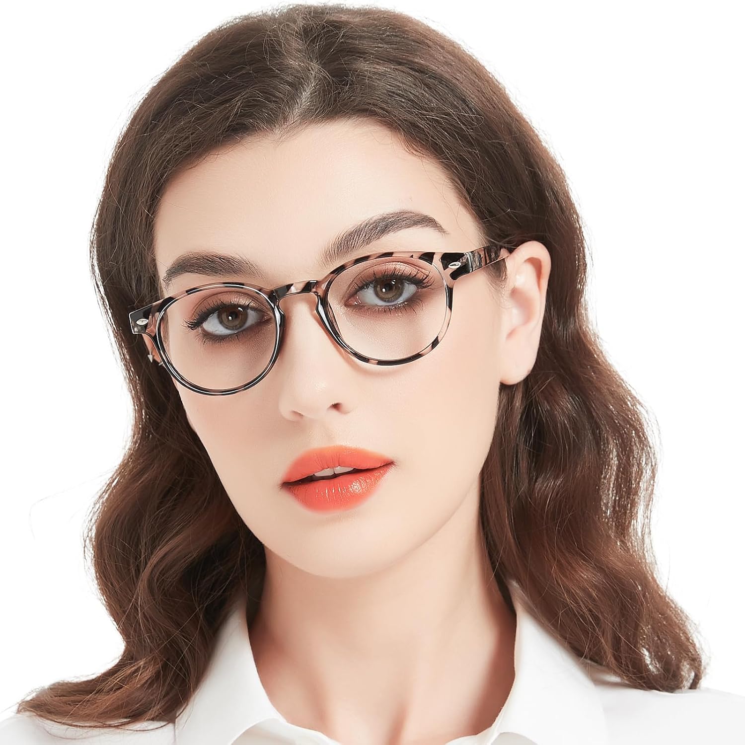 OCCI CHIARI Reading Glasses for Round Face Women Lightweight Eye Glasses Designer Readers 1.5(1.0 1.25 1.5 1.75 2.0 2.25 2.5 2.75 3.0 3.5 4.0 5.0 6.0)