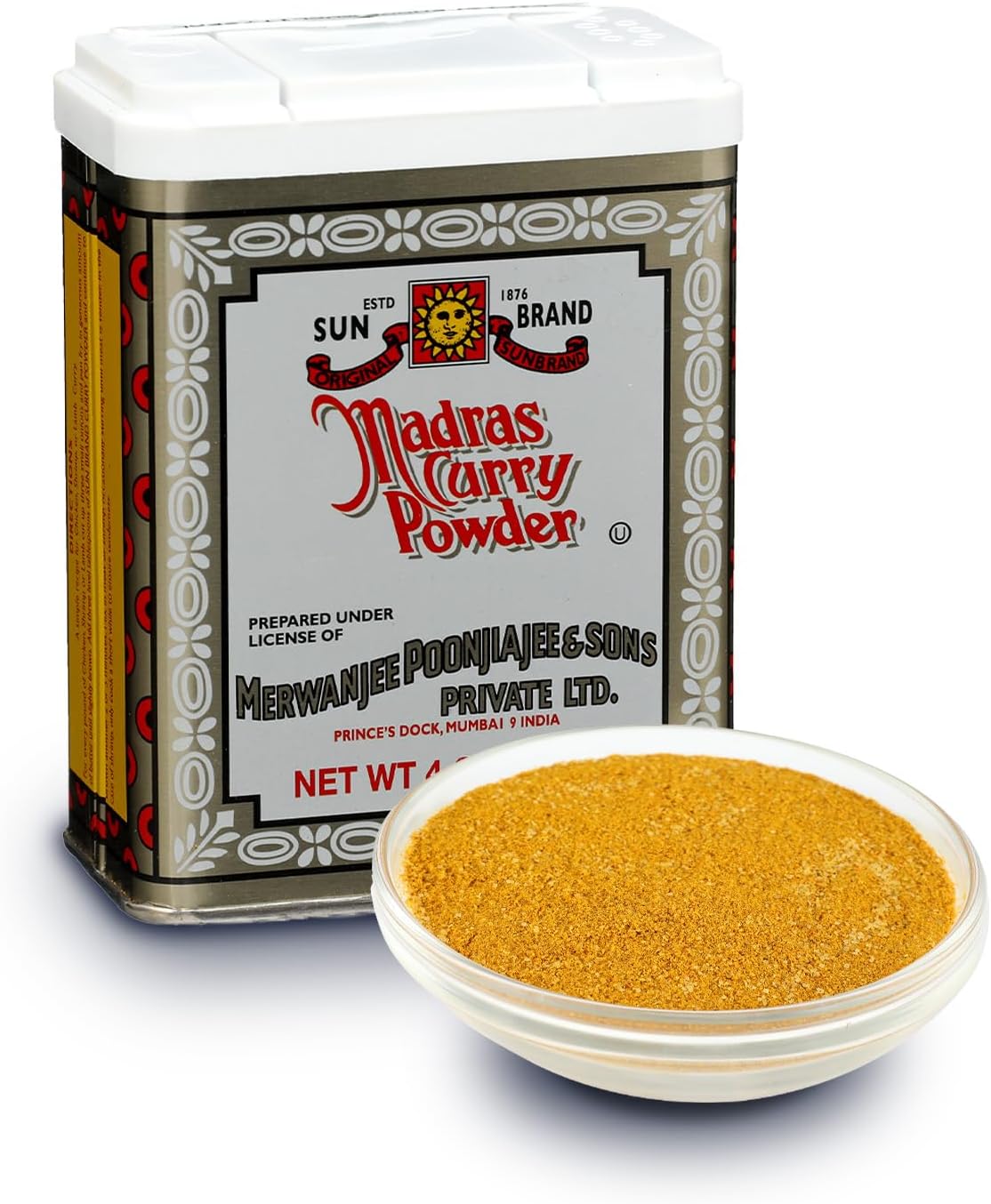 Sun Brand Madras Curry Powder - 4 Ounces (Pack of 2)