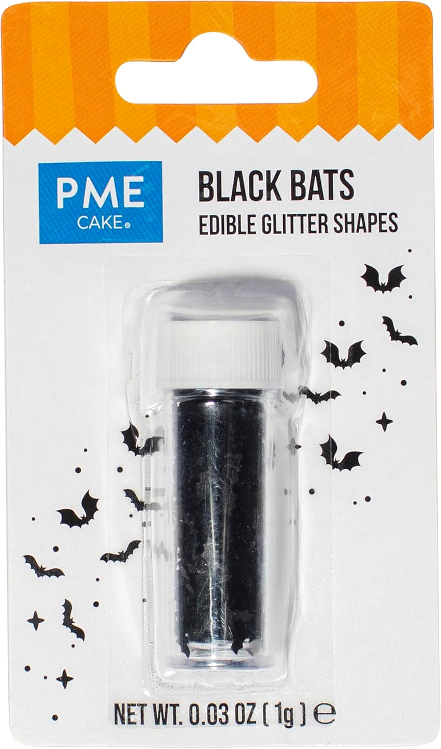PME Halloween Edible Sprinkle Shapes – Bats (0.03 oz)