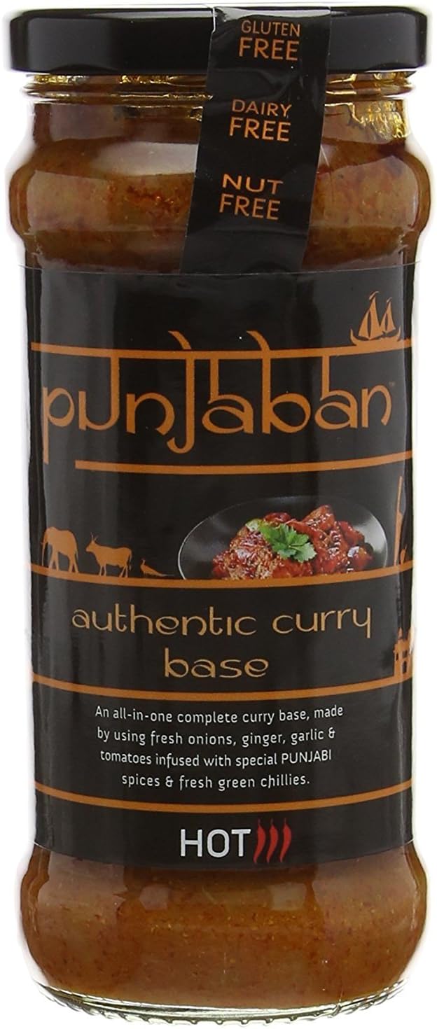 Punjaban Hot Authentic Curry Base 350 g (Pack of 6)