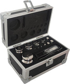 F1 Calibration Weight Kit, High Precision 1mg-500g Weights, 25 Pcs 304 Stainless Steel Weights with Aluminium Alloy Box for Lab Education