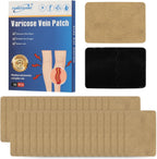 36PCS Varicose Veins Patch-Professional Relief for Varicose Veins in The Legs-Natural Improvement Spider Veins Patch- Strengthen Capillary Health and Improve Blood Circulation