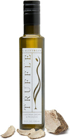 Calivirgin White Truffle Olive Oil - White Truffle Infused Extra Virgin Olive Oil - Cold Pressed Olive Oil - White Truffle Flavored Olive Oil - No Preservatives, Organically Grown Olives - 250ml