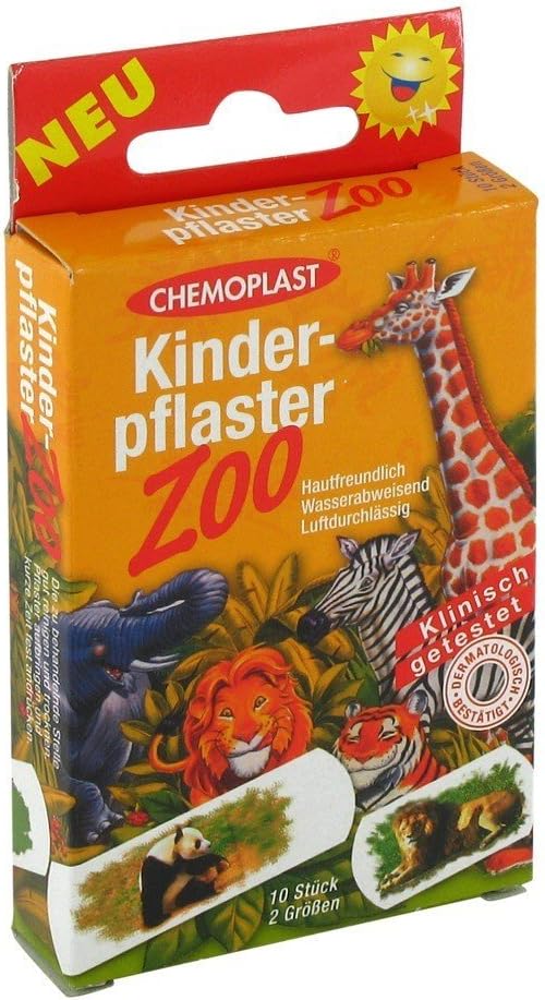 Children's plaster Zoo 2 sizes, 10 pieces