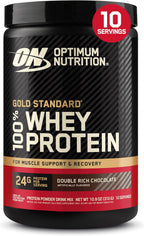 Optimum Nutrition Gold Standard 100% Whey Protein Powder, Double Rich Chocolate, 0.68 Pound (Pack of 1)