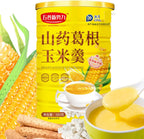 Corn Soup Powder Chinese Can，chinese food，Yam and Pueraria Corn Powder，Ready-To-Eat Breakfast Porridge, 21Oz, 600g