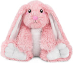 Bunny Microwavable Stuffed Animal – 1.5 lb Unscented Heating Pad Plush, Soft Cozy Bunny Toy for Relaxation and Comfort, Gift for Women, Girls, Adults & Kids by Happy Fuel, Pink