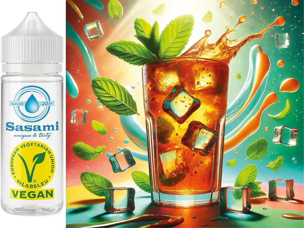 Iced Tea Mint Flavor Concentrate - Vegan - Sasami - 10ml