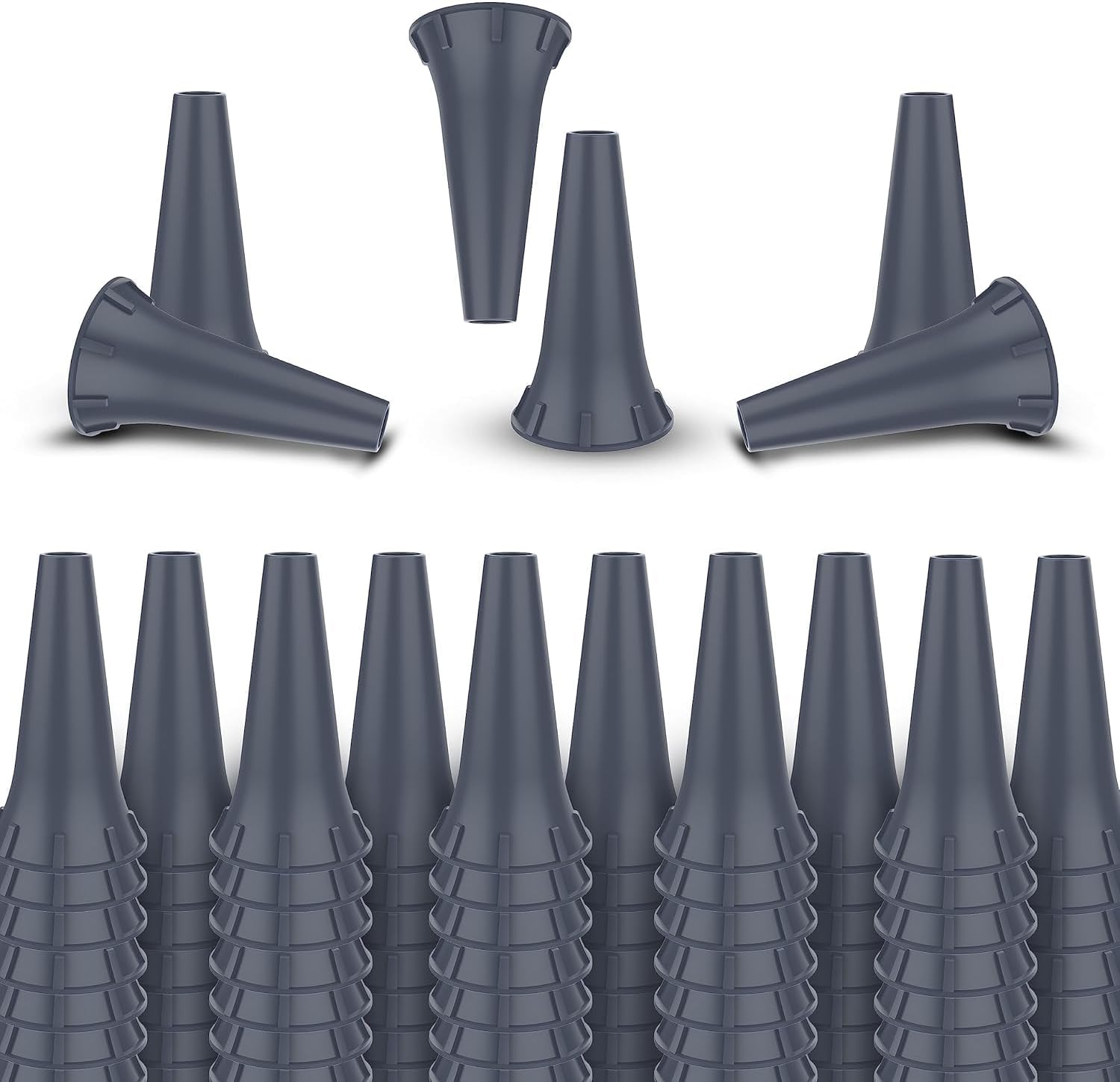 4mm & 2.5mm Otoscope Ear Specula Tips Compatible with welcelln, K.a.w.e, Ries-TER and H.e.i.n.e Otoscopes Disposable Each Size Pack of 100