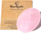 MAIBAOTA 2.4" Large Rose Quartz Crystals Stone Polished Palm Stone Healing Crystals 0.7" Thick Natural Reiki Gemstone Worry Stone Energy Balancing Anxiety Stress Relief Meditation 1 Pc