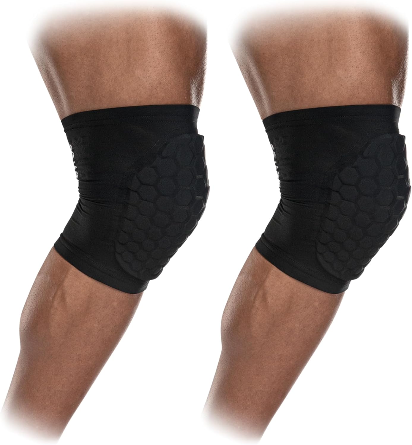 McDavid Moisture Wicking HEX Technology Knee Sleeves for Women/Men, Elbows & Shins Protection, Hex Pads