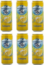 San Benedetto: "The Limone" Lemon Flavoured Tea in Mineral water 11.15 Fluid Ounces (33cl) Bottles (Pack of 6) [ Italian Import ]