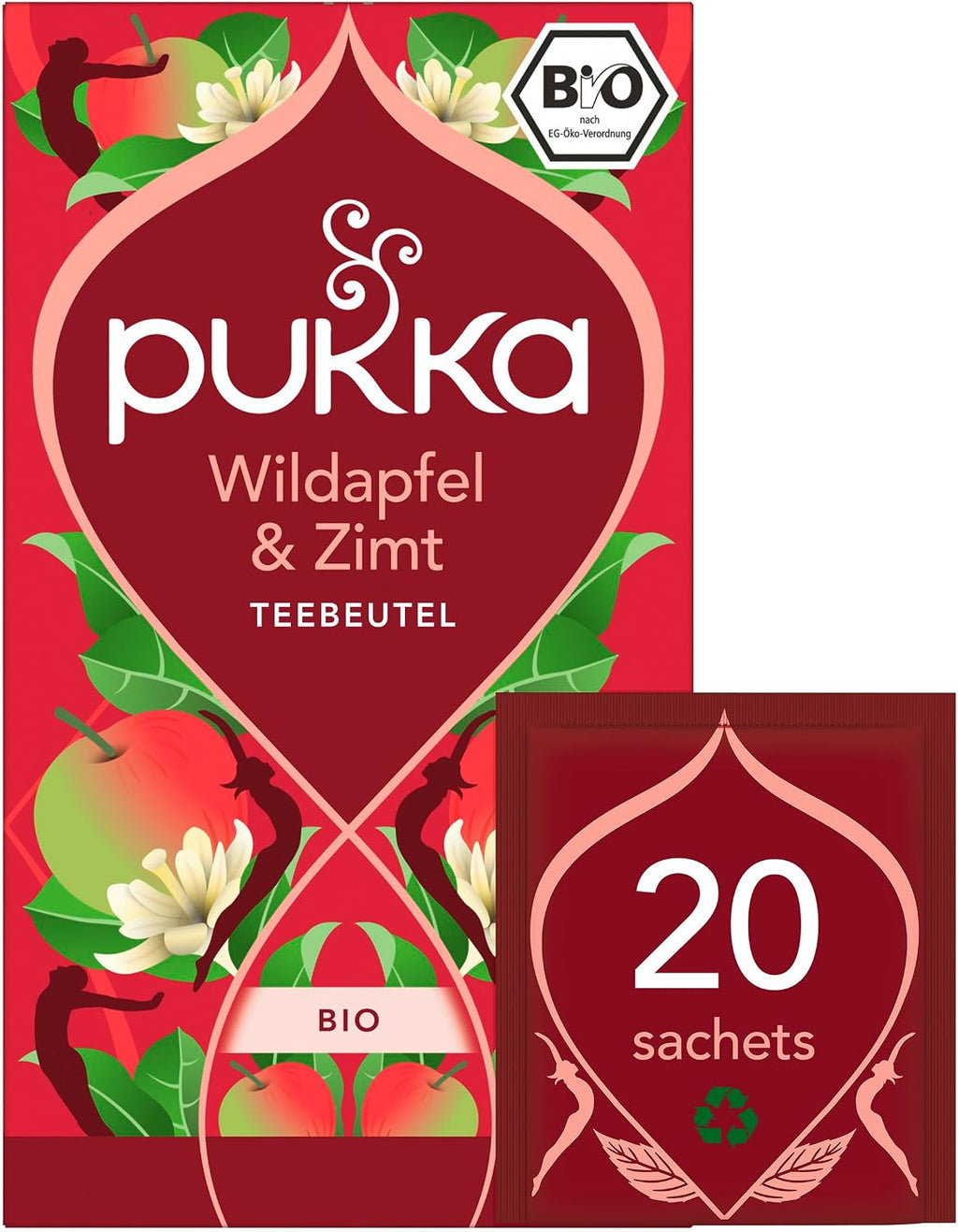 PUKKA HERBS Wild Apple And Cinnamon, 20 CT